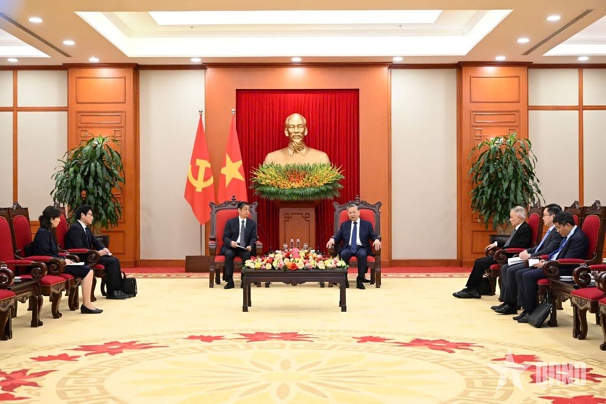 Tổng Bí thư Tô Lâm tiếp Đại sứ Nhật Bản tại Việt Nam Ito Naoki