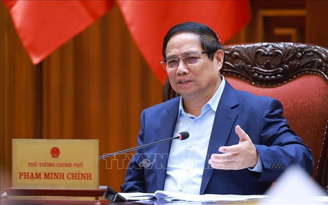 Thủ tướng Phạm Minh Chính chủ trì cuộc họp về việc Hoa Kỳ áp thuế đối ứng lên hàng hoá Việt Nam