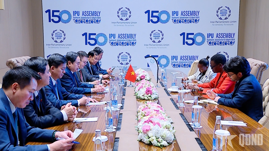 Chủ tịch Quốc hội Trần Thanh Mẫn gặp Chủ tịch IPU Tulia Ackson