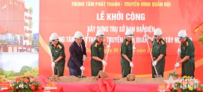Gallery - 	Khởi công xây dựng Trụ sở Ban đại diện TT PT-TH QĐ tại Tây Nguyên