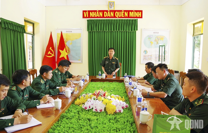 Học viện Biên phòng thăm, kiểm tra học viên thực tập tại Đắk Nông