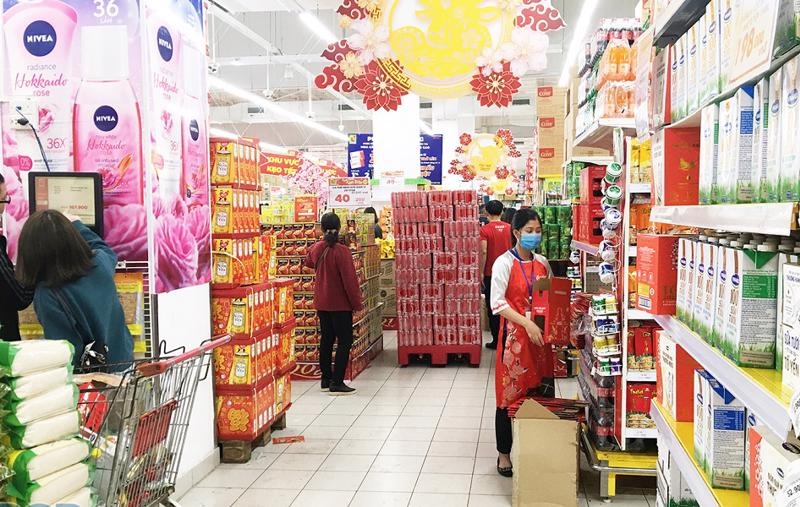 Quý I-2025, tổng mức bán lẻ hàng hóa và doanh thu dịch vụ tiêu dùng đạt 1.708,3 nghìn tỷ đồng