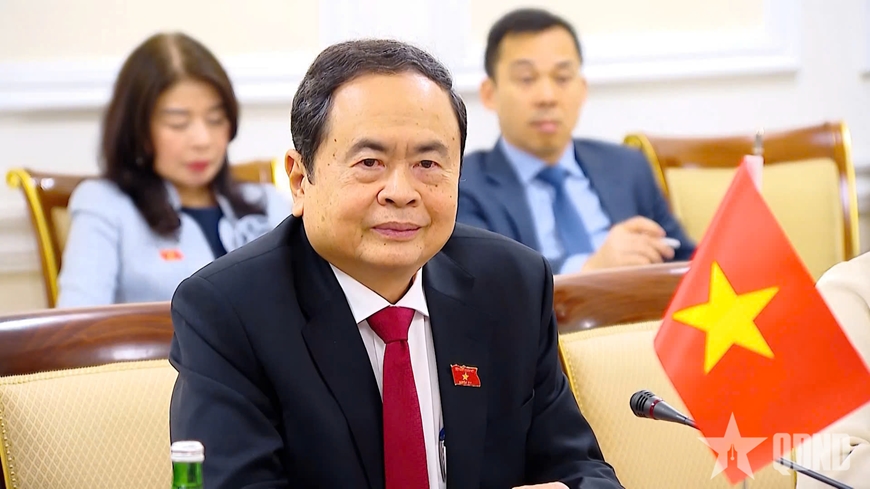 Chủ tịch Quốc hội Trần Thanh Mẫn hội đàm với Chủ tịch Viện Lập pháp Quốc hội Uzbekistan Nuriddin Ismoilov