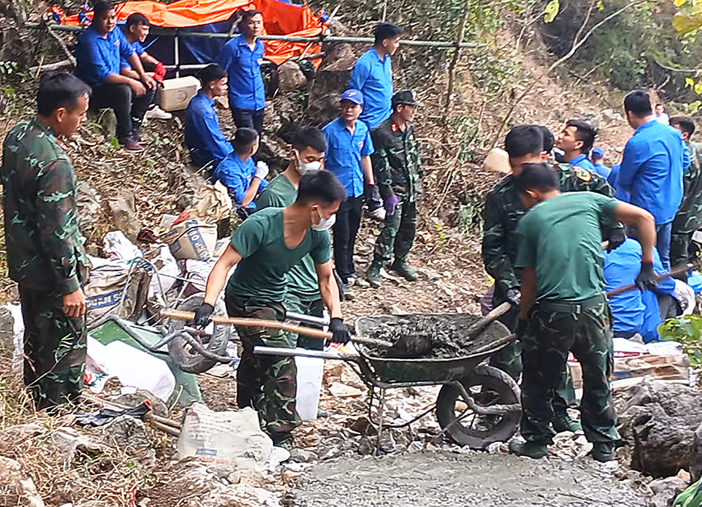 Con đường “thắm tình quân dân” ở Hòa An