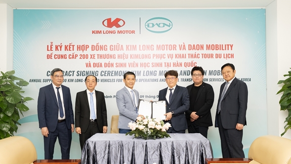 200 xe buýt điện 'made in Vietnam' lần đầu tiên được xuất khẩu sang Hàn Quốc