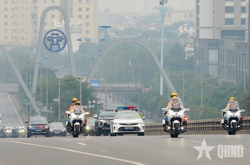 Thông báo phân luồng giao thông phục vụ các đoàn khách quốc tế sang thăm và làm việc tại Việt Nam