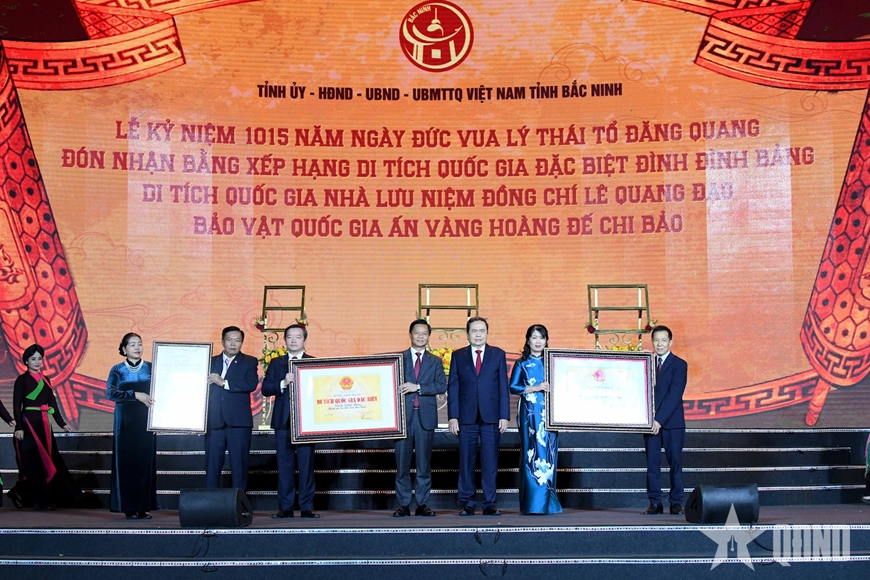 Chủ tịch Quốc hội Trần Thanh Mẫn: Các di sản văn hóa là nguồn lực quan trọng cho Bắc Ninh phát triển nhanh và bền vững