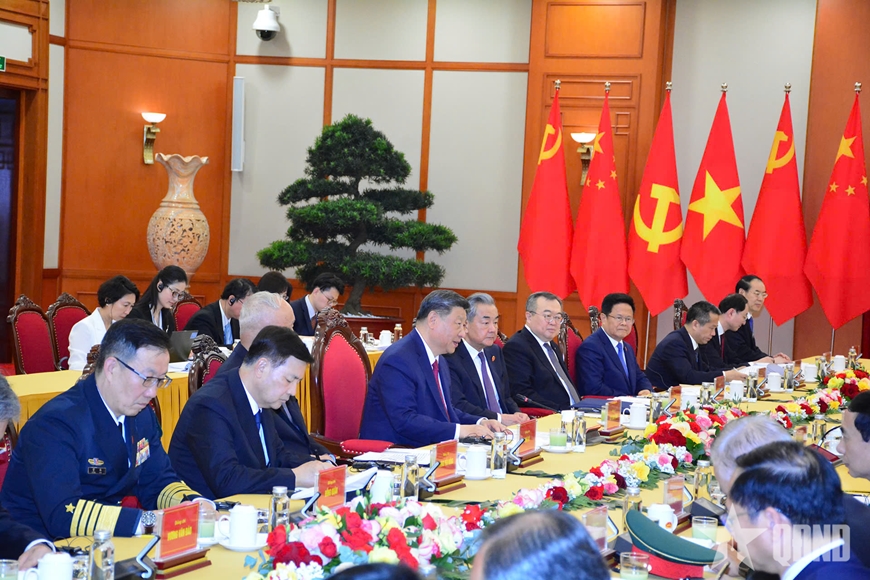 Tổng Bí thư Tô Lâm hội đàm với Tổng Bí thư, Chủ tịch Trung Quốc Tập Cận Bình