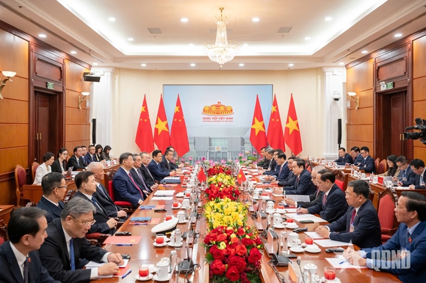 Chủ tịch Quốc hội Trần Thanh Mẫn hội kiến Tổng Bí thư, Chủ tịch Trung Quốc Tập Cận Bình