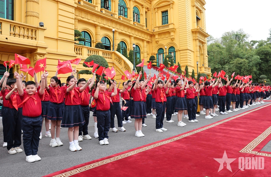 Tổng Bí thư Tô Lâm chủ trì lễ đón cấp Nhà nước Tổng Bí thư, Chủ tịch Trung Quốc Tập Cận Bình
