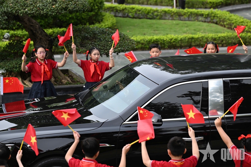 Tổng Bí thư Tô Lâm chủ trì lễ đón cấp Nhà nước Tổng Bí thư, Chủ tịch Trung Quốc Tập Cận Bình
