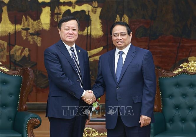 Thủ tướng Phạm Minh Chính tiếp Chủ tịch Tập đoàn tàu bay thương mại Trung Quốc
