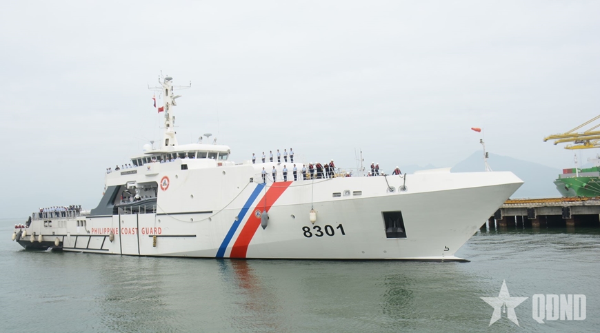 Tàu Lực lượng Bảo vệ bờ biển Philippines thăm TP Đà Nẵng