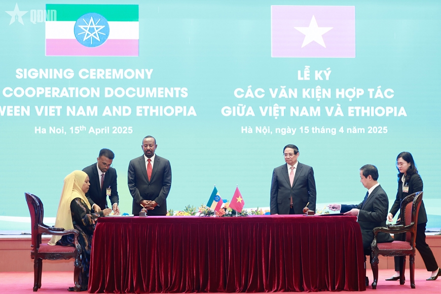 Việt Nam và Ethiopia nhất trí tạo hành lang thuận lợi cho hợp tác kinh tế
