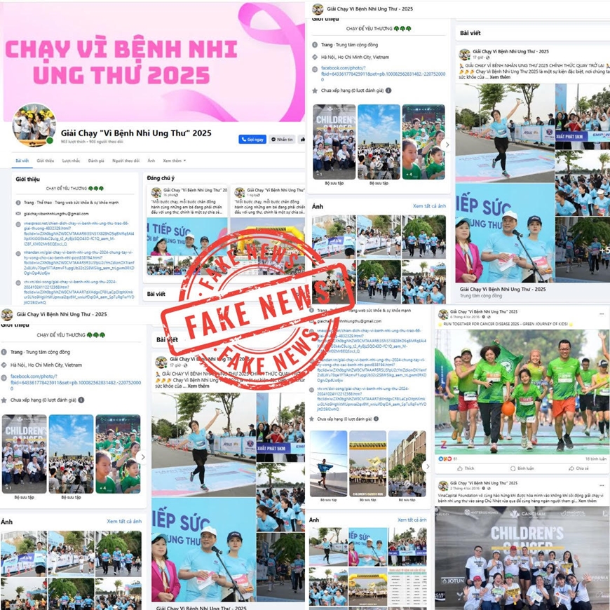 Bệnh viện K: Thông tin về giải chạy "Vì bệnh nhi ung thư 2025" trên mạng xã hội là giả mạo