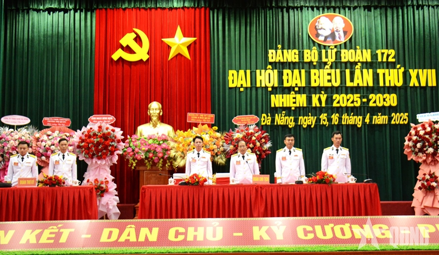Đảng bộ Lữ đoàn 172 tổ chức Đại hội đại biểu nhiệm kỳ 2025-2030
