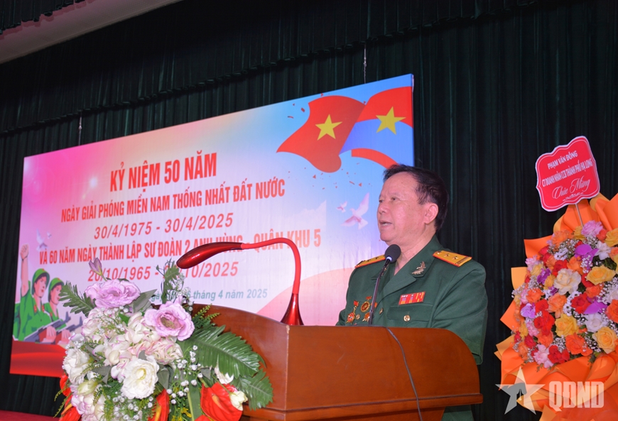 Gặp mặt truyền thống cựu chiến binh Sư đoàn 2, Quân khu 5