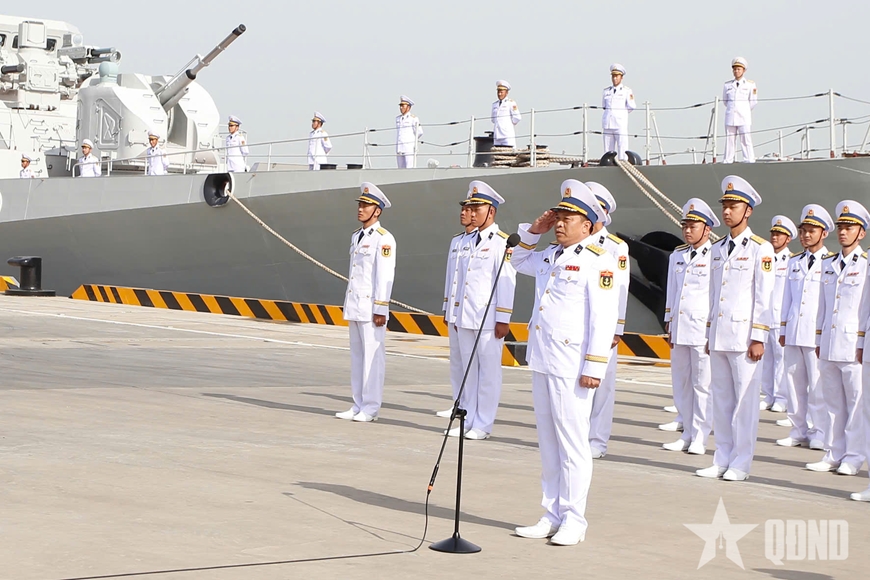 Hải quân Việt Nam - Trung Quốc bắt đầu tuần tra liên hợp trên vùng biển vịnh Bắc Bộ lần thứ 38