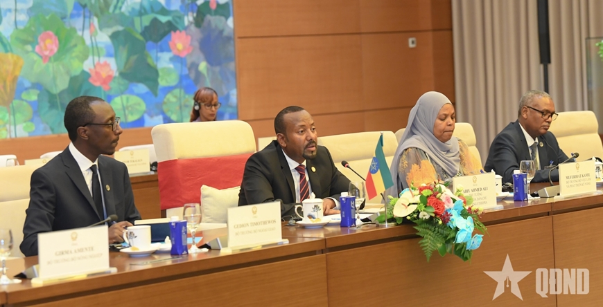 Chủ tịch Quốc hội Trần Thanh Mẫn hội kiến Thủ tướng Ethiopia Abiy Ahmed Ali