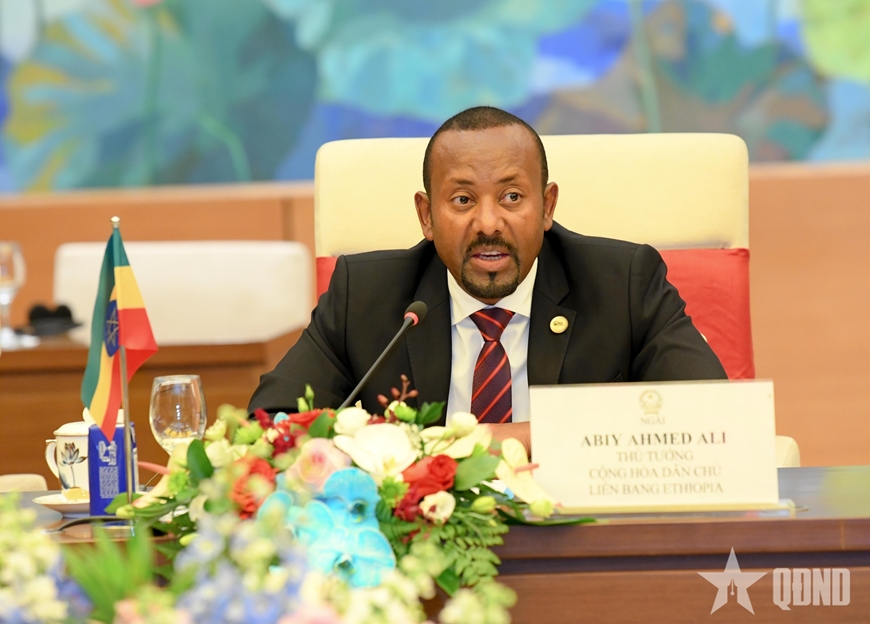 Chủ tịch Quốc hội Trần Thanh Mẫn hội kiến Thủ tướng Ethiopia Abiy Ahmed Ali