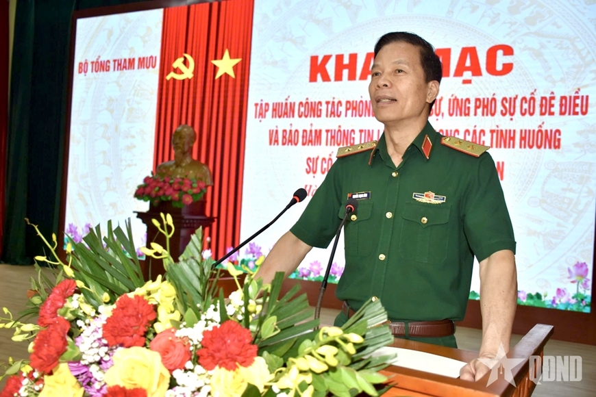 Khai mạc tập huấn công tác phòng thủ dân sự, ứng phó sự cố, thiên tai, tìm kiếm cứu nạn