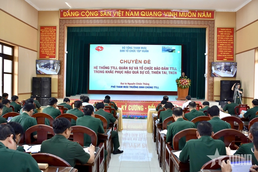Khai mạc tập huấn công tác phòng thủ dân sự, ứng phó sự cố, thiên tai, tìm kiếm cứu nạn