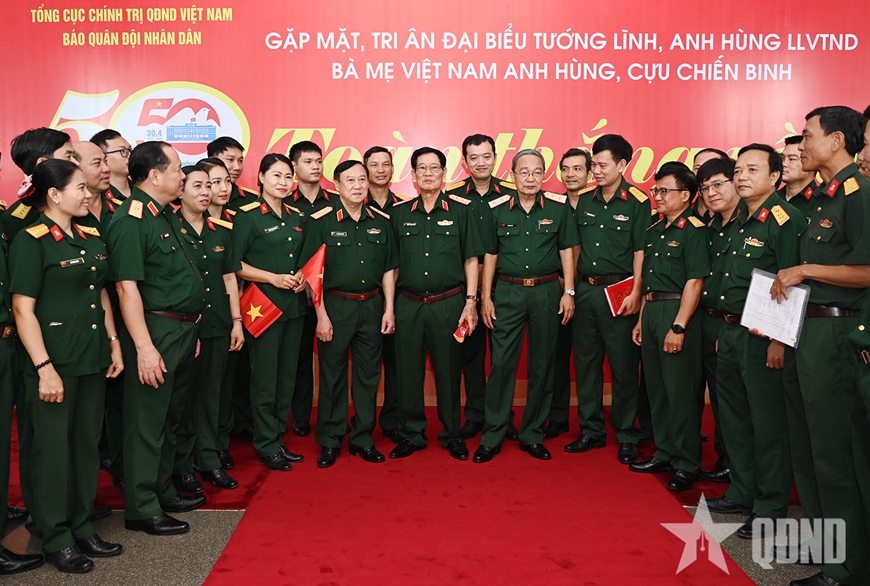Gặp mặt, giao lưu "50 năm toàn thắng về ta": Ký ức hào hùng, vẹn nghĩa tri ân