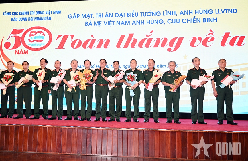 Gặp mặt, giao lưu "50 năm toàn thắng về ta": Ký ức hào hùng, vẹn nghĩa tri ân