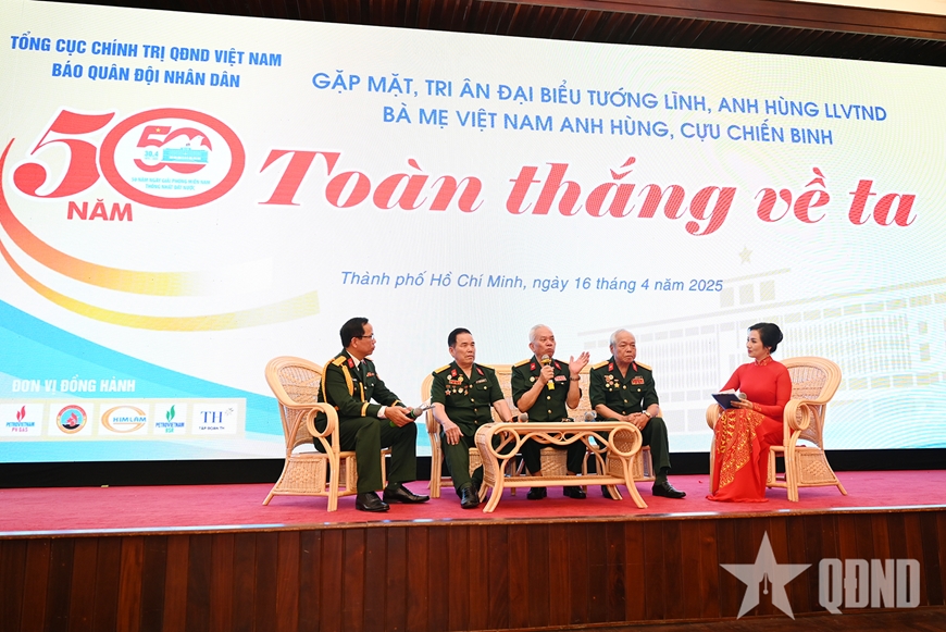 Gặp mặt, giao lưu "50 năm toàn thắng về ta": Ký ức hào hùng, vẹn nghĩa tri ân