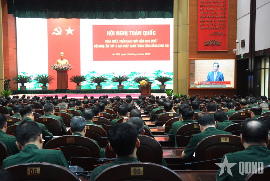 Khai mạc Hội nghị toàn quốc quán triệt, triển khai thực hiện Nghị quyết Hội nghị lần thứ 11 Ban Chấp hành Trung ương Đảng khóa XIII.