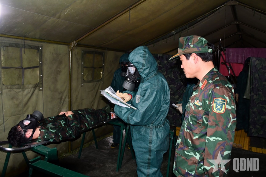 Học viện Quân y tổ chức diễn tập chiến thuật vòng tổng hợp cuối khóa cho học viên