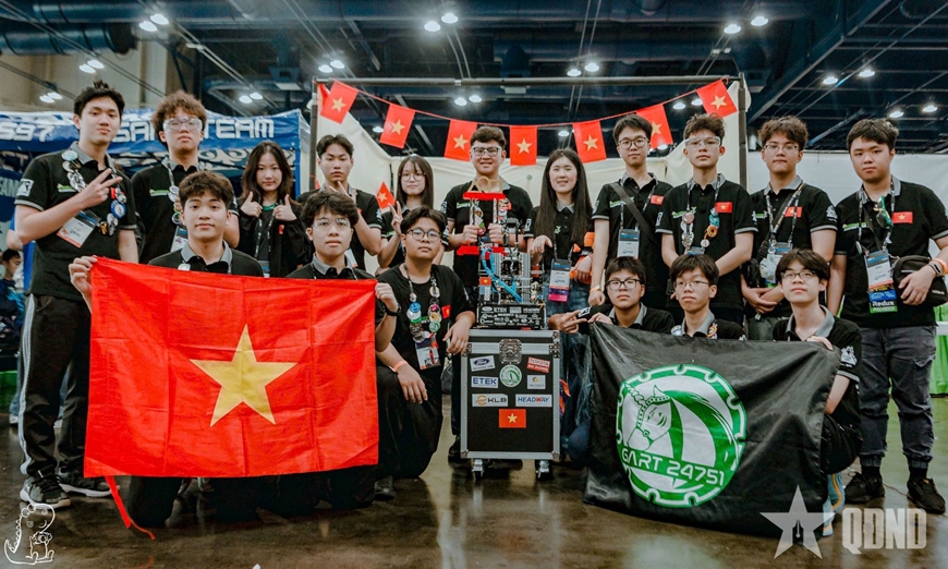 Việt Nam giành ngôi Á quân tại giải đấu robot lớn nhất thế giới