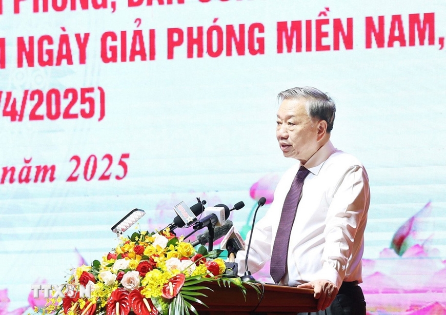 Tổng Bí thư Tô Lâm gặp mặt đại biểu tướng lĩnh, Anh hùng LLVT nhân dân, điệp báo, biệt động Sài Gòn, du kích, cựu TNXP, dân công hỏa tuyến