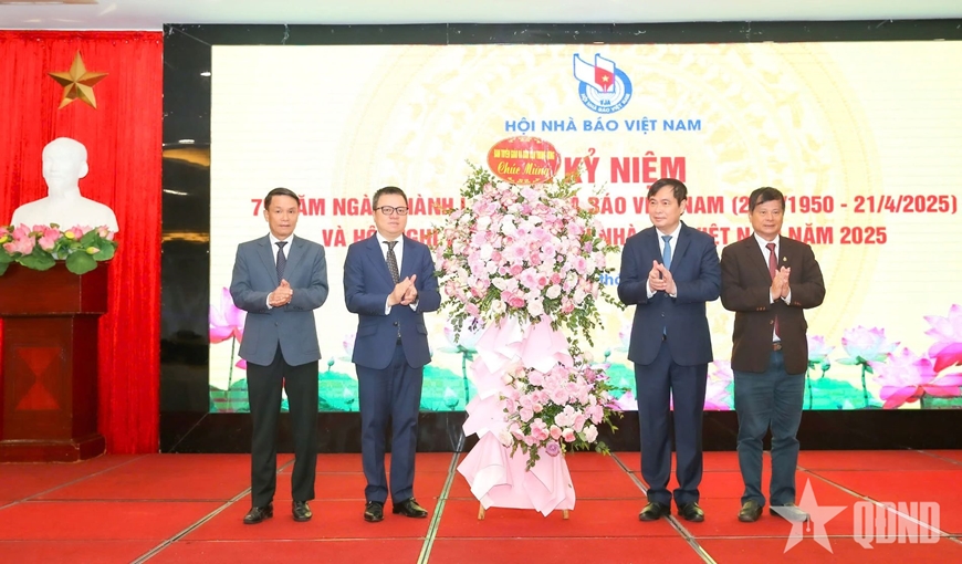 Hội Nhà báo Việt Nam kỷ niệm 75 năm Ngày thành lập