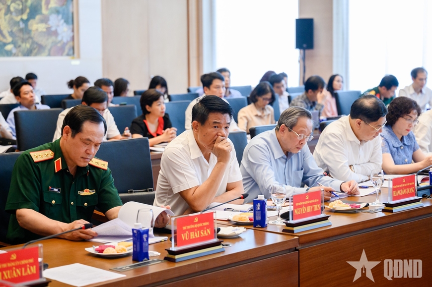 Hội nghị Ban Thường vụ Đảng ủy Quốc hội với Ban Thường vụ Đảng ủy Chính phủ về Kỳ họp thứ chín, Quốc hội Khóa XV