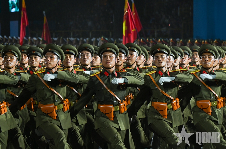 Thượng tướng Nguyễn Văn Nghĩa chủ trì tổng hợp luyện lần thứ tư các lực lượng diễu binh, diễu hành