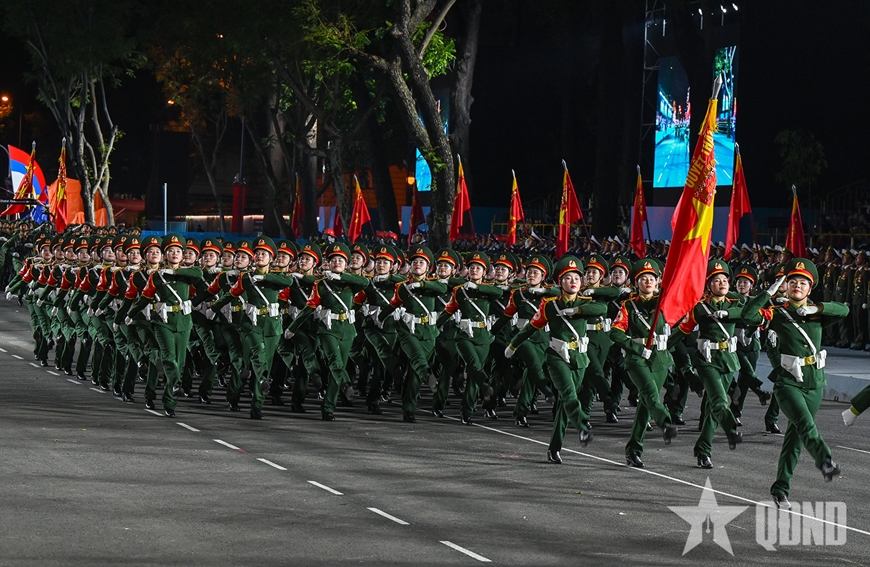 Thượng tướng Nguyễn Văn Nghĩa chủ trì tổng hợp luyện lần thứ tư các lực lượng diễu binh, diễu hành