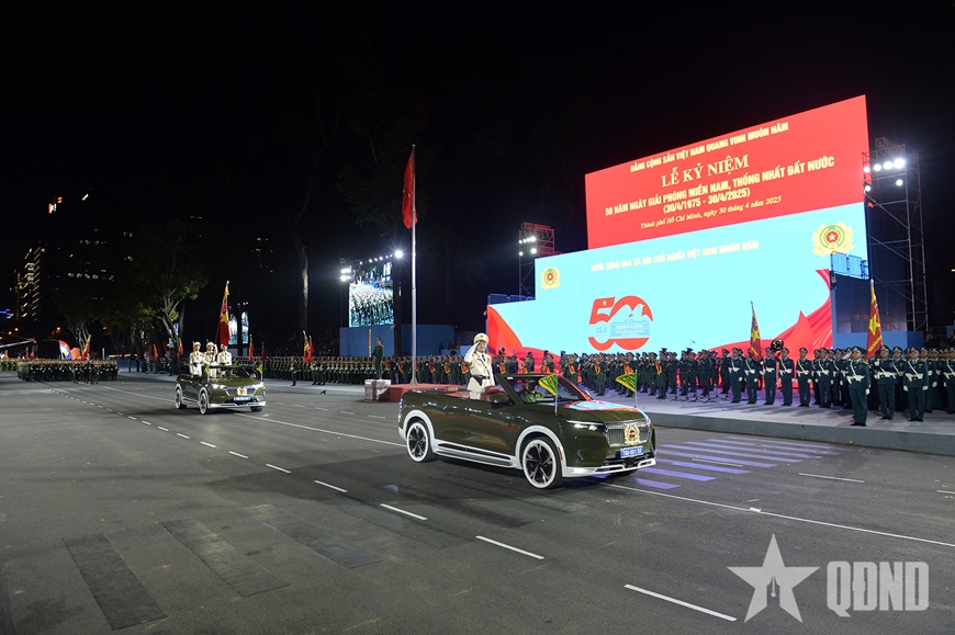 Thượng tướng Nguyễn Văn Nghĩa chủ trì tổng hợp luyện lần thứ tư các lực lượng diễu binh, diễu hành