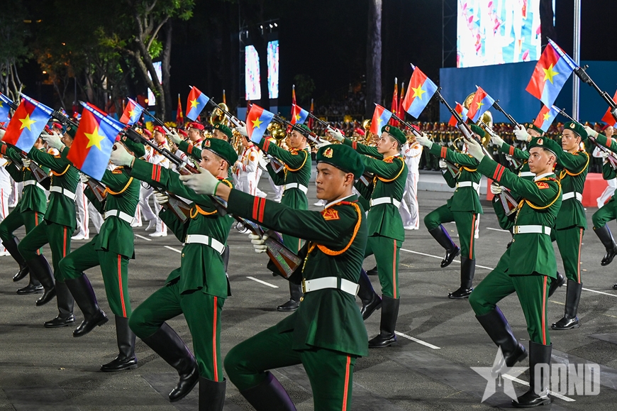 Thượng tướng Nguyễn Văn Nghĩa chủ trì tổng hợp luyện lần thứ tư các lực lượng diễu binh, diễu hành