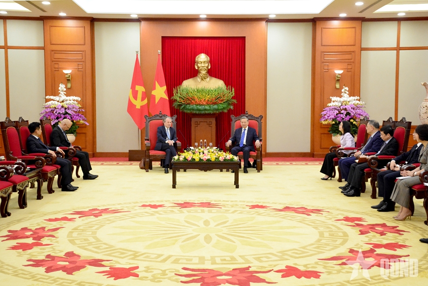 Tổng Bí thư Tô Lâm tiếp Giám đốc điều hành Tập đoàn Rosen Partners