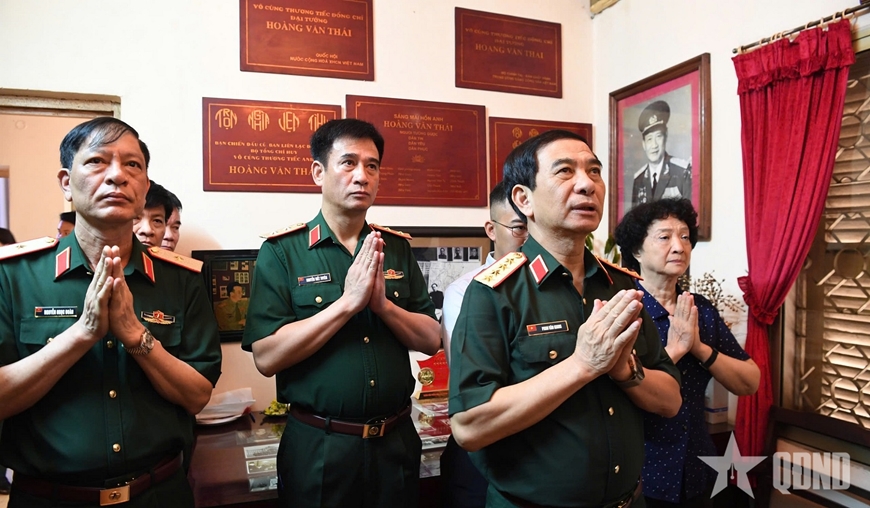 Đại tướng Phan Văn Giang tri ân các đồng chí nguyên lãnh đạo Đảng, Nhà nước, Quân đội