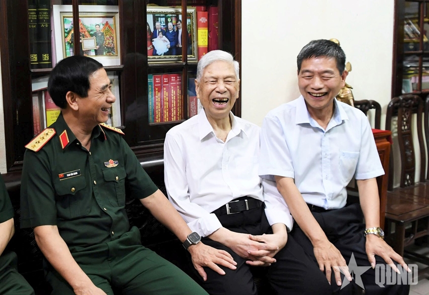 Đại tướng Phan Văn Giang tri ân các đồng chí nguyên lãnh đạo Đảng, Nhà nước, Quân đội