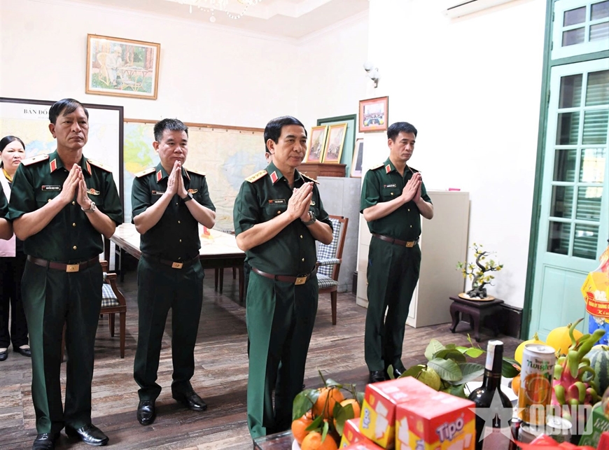 Đại tướng Phan Văn Giang tri ân các đồng chí nguyên lãnh đạo Đảng, Nhà nước, Quân đội
