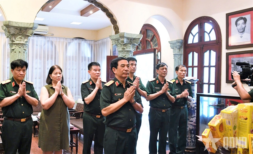 Đại tướng Phan Văn Giang tri ân các đồng chí nguyên lãnh đạo Đảng, Nhà nước, Quân đội