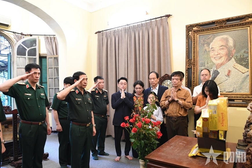 Đại tướng Phan Văn Giang tri ân các đồng chí nguyên lãnh đạo Đảng, Nhà nước, Quân đội