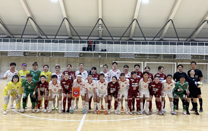 Đội tuyển futsal nữ Việt Nam thắng trên đất Nhật Bản