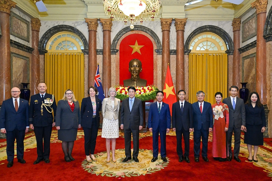 Chủ tịch nước Lương Cường tiếp Đại sứ các nước trình Quốc thư, nhận nhiệm vụ tại Việt Nam