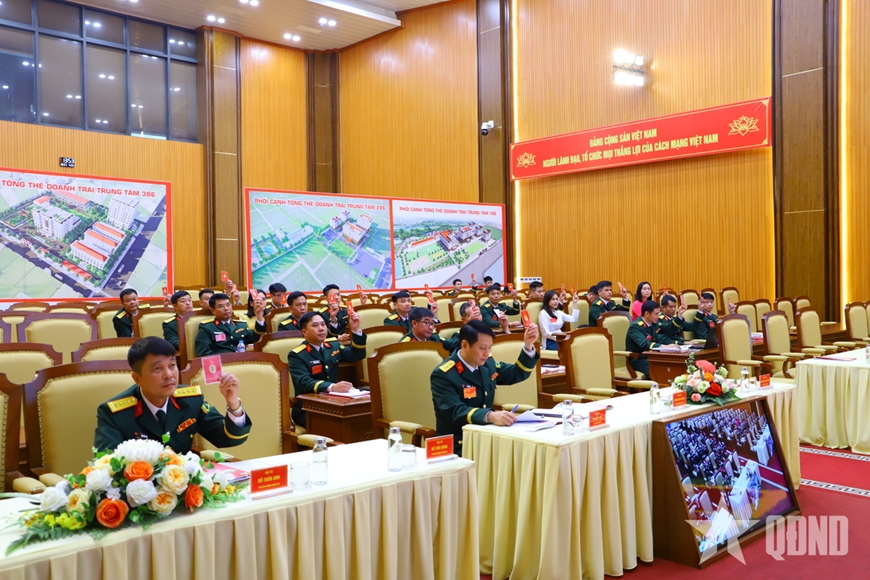 Đại hội nhận được sự nhất trí cao của các đại biểu. 