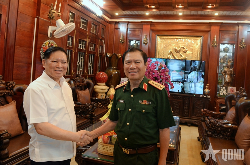 Đại tướng Nguyễn Tân Cương tri ân các đồng chí nguyên lãnh đạo Đảng, Nhà nước, Quân đội