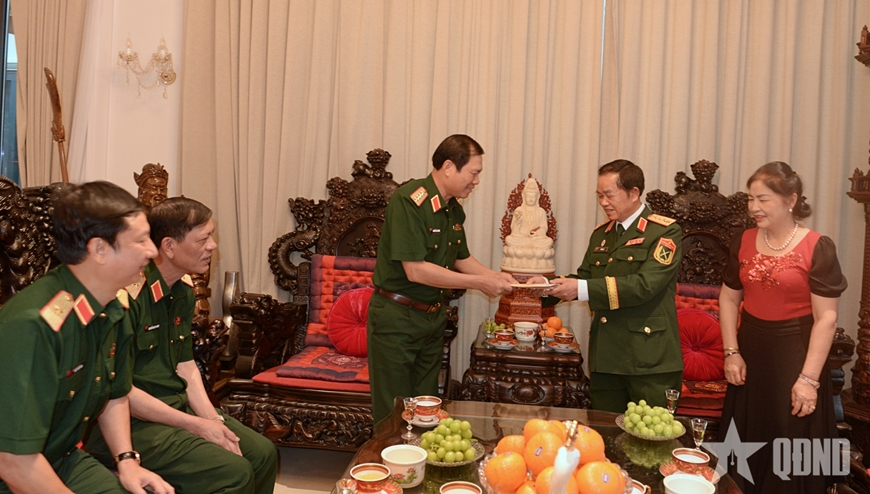 Đại tướng Nguyễn Tân Cương tri ân các đồng chí nguyên lãnh đạo Đảng, Nhà nước, Quân đội